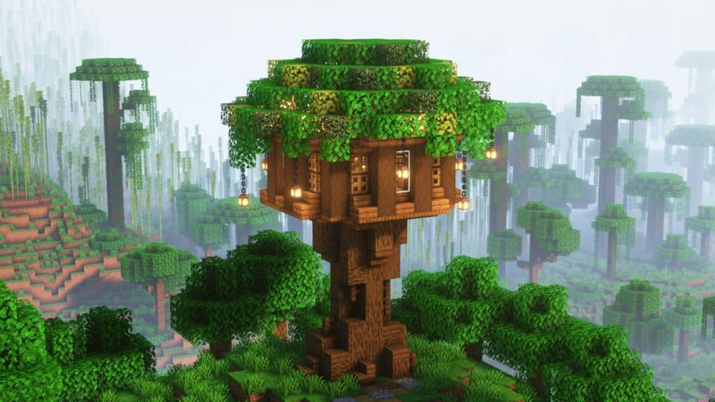 Minecraft Treehouse