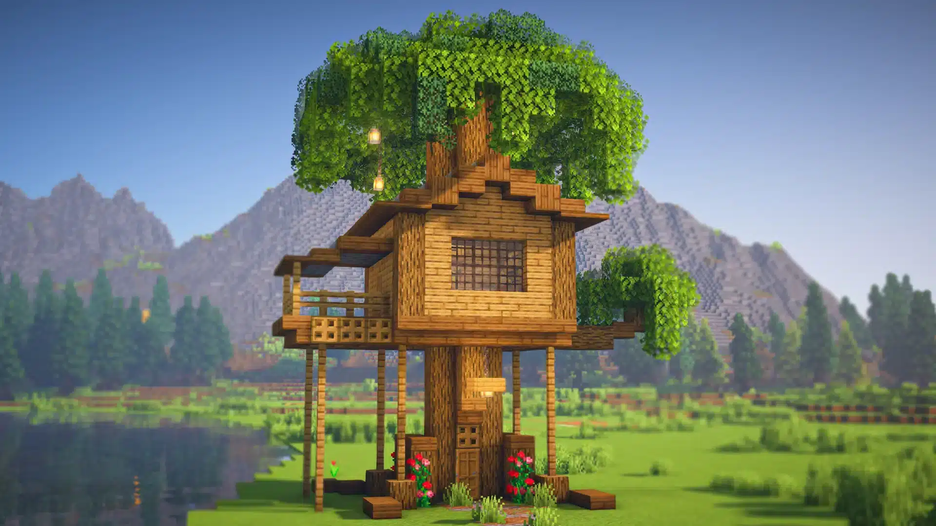 Minecraft Treehouse