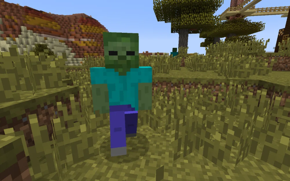 Security and Village Defense Against Zombies minecraft zombie