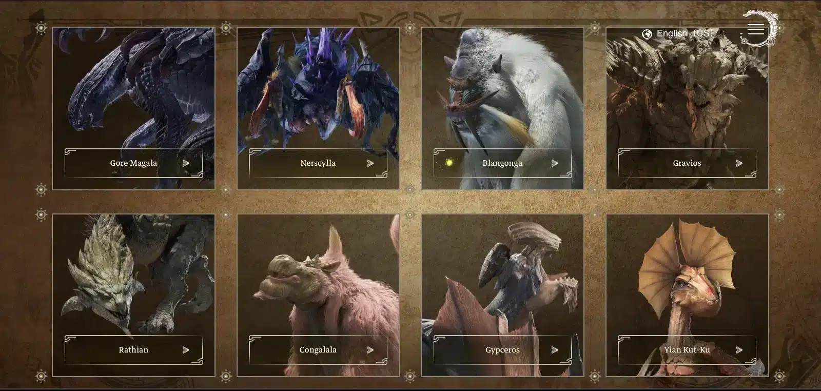 Current image: Monster Hunter Wilds Monster List