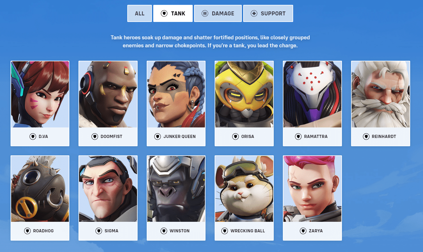 Overwatch 2 Characters