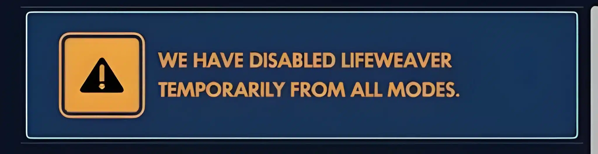 Overwatch Lifeweaver Disabled