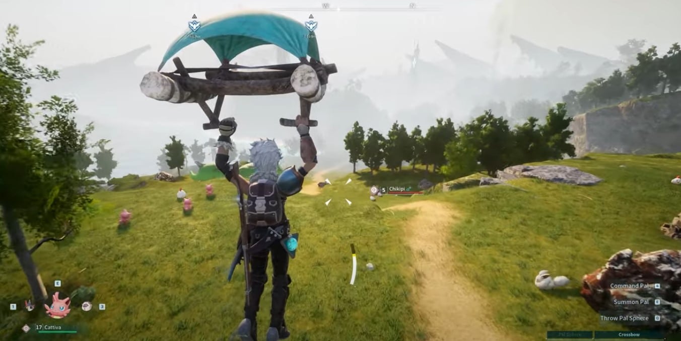 palworld paraglider paraglider in game palword