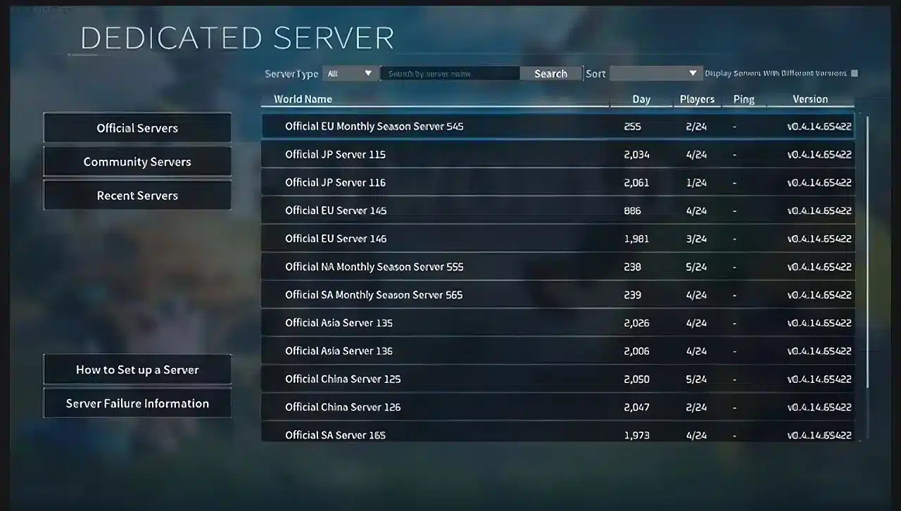 Palworld Servers