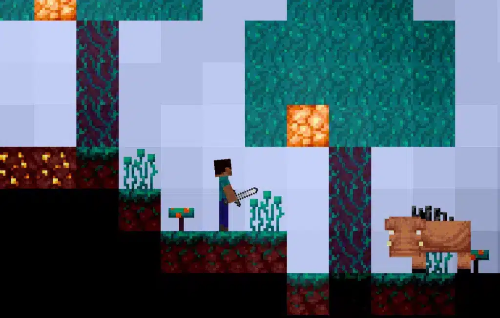  لعبة Paper Minecraft
