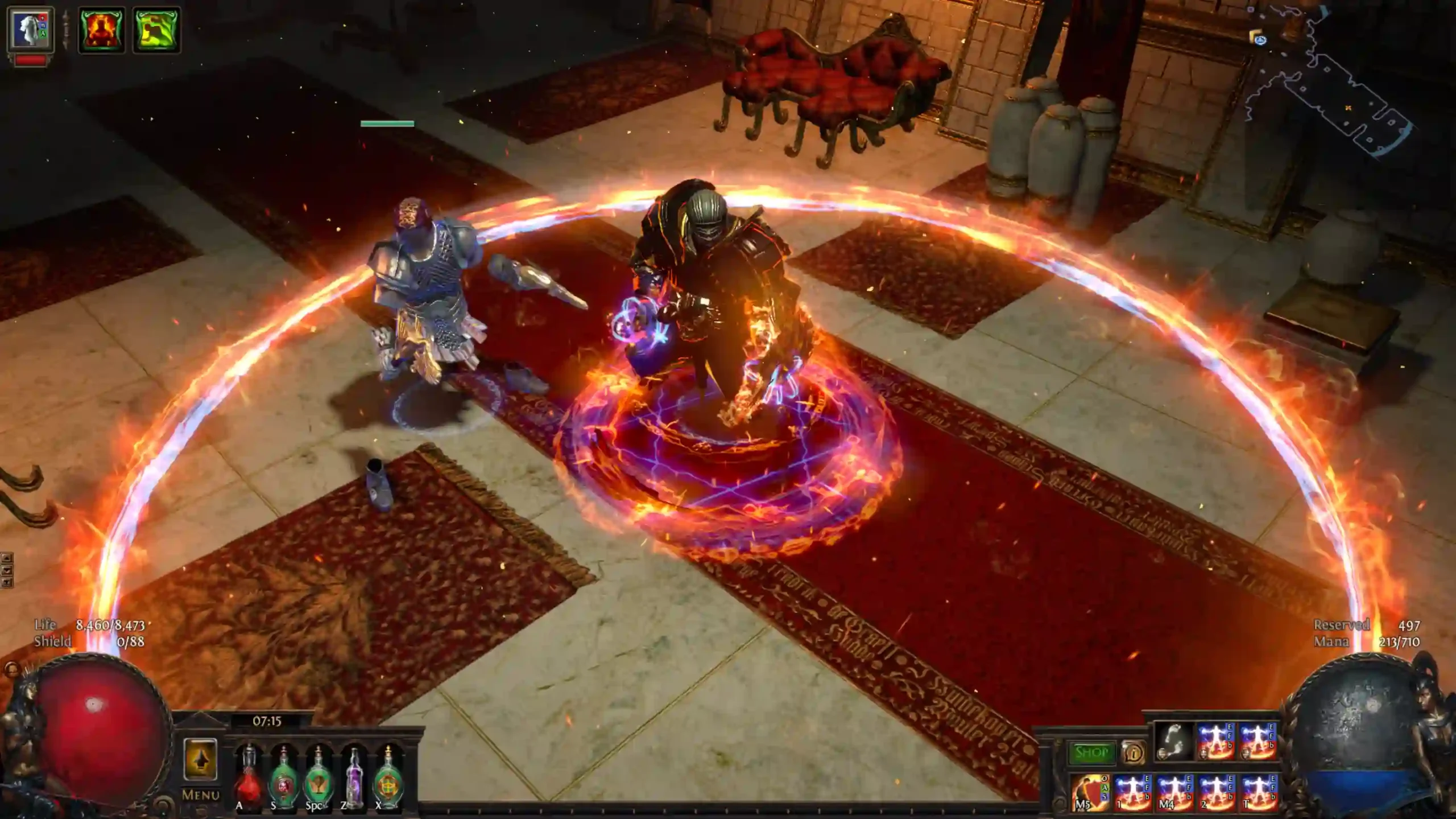 righteous fire Path of Exile

