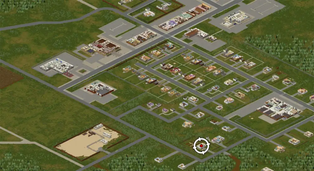Project Zomboid Map