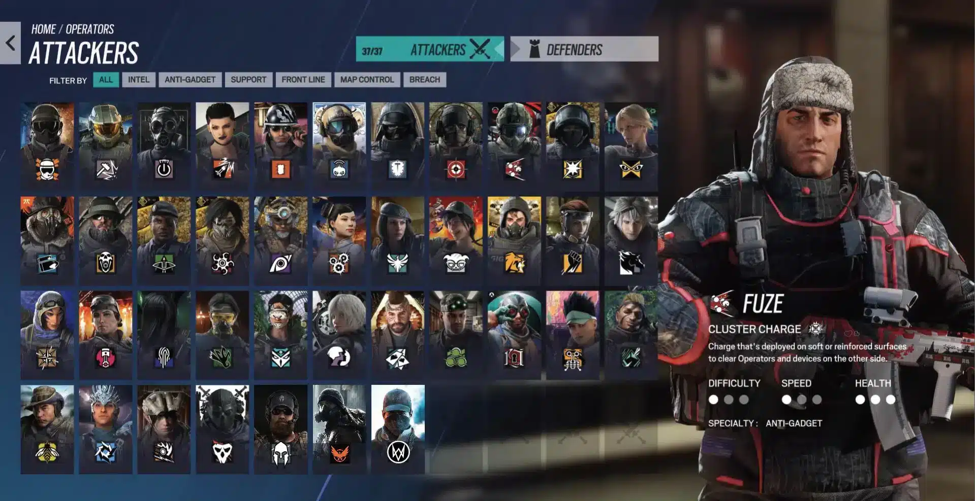 Rainbow Six Siege Operators