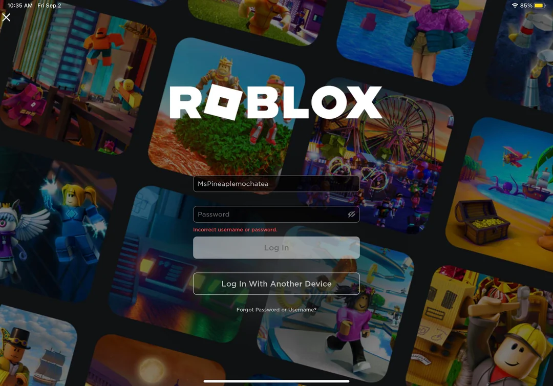 roblox password reset