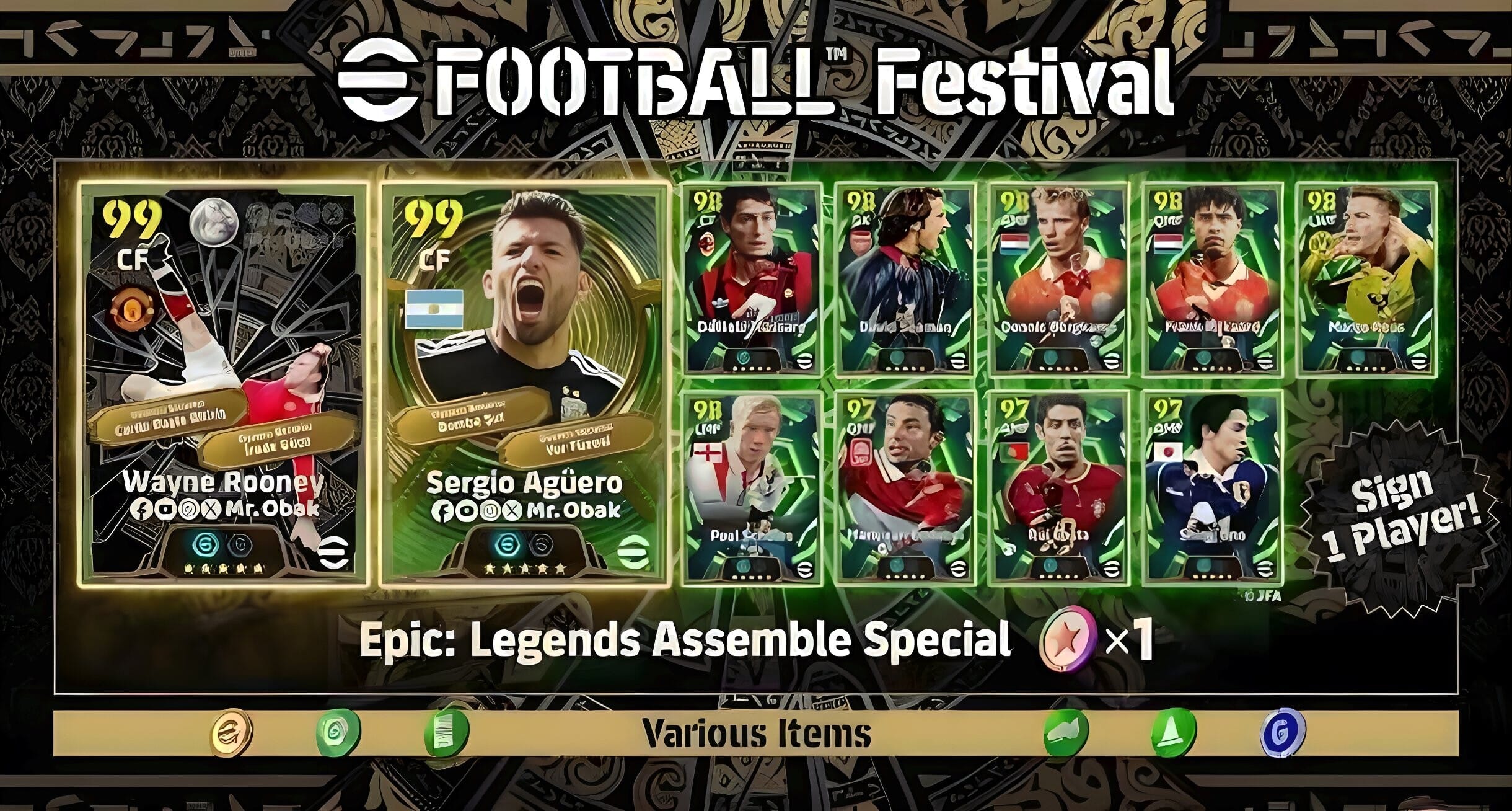 Current image: Sergio Aguero eFootball