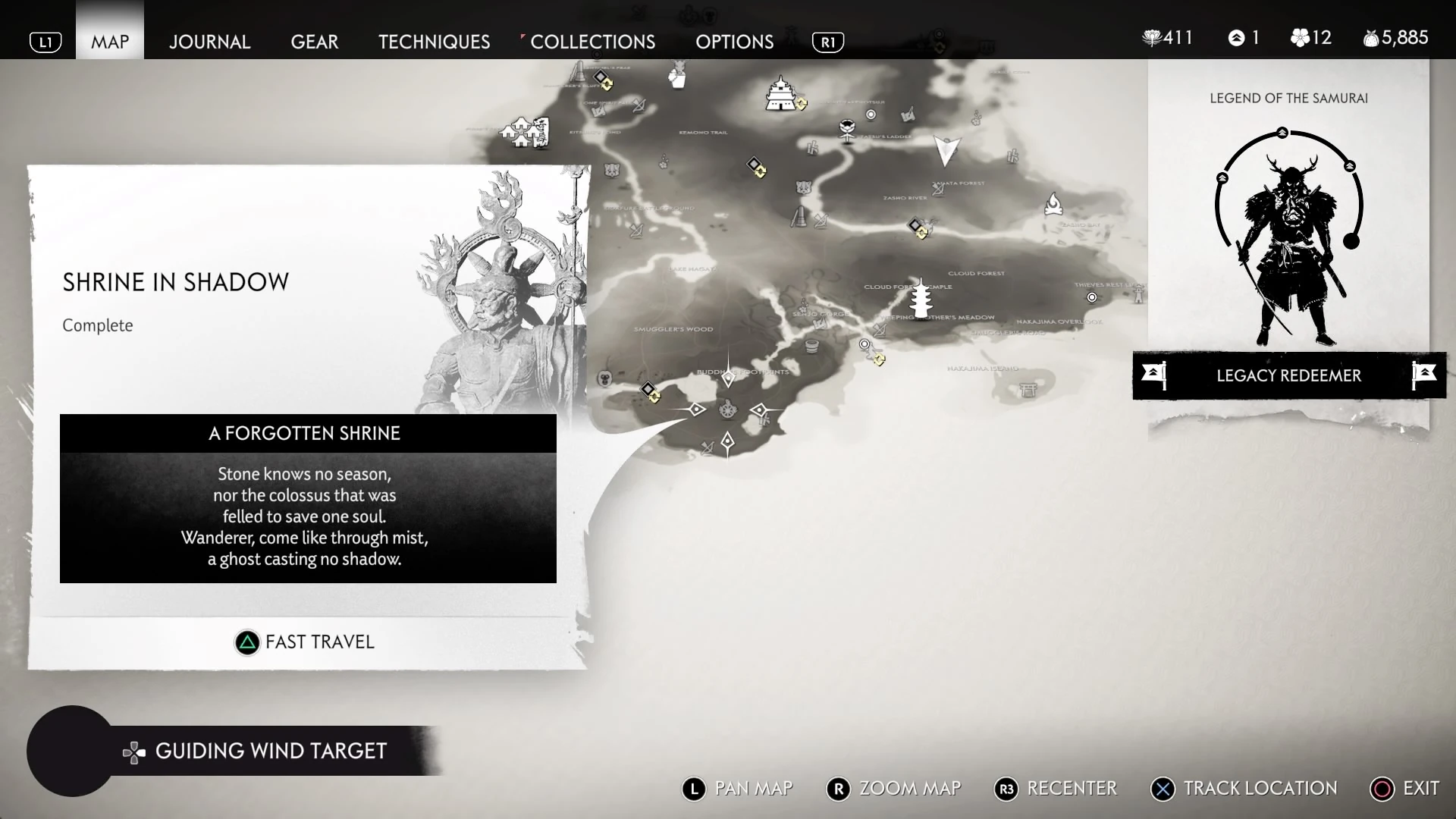 Shrine in Shadow Ghost of Tsushima