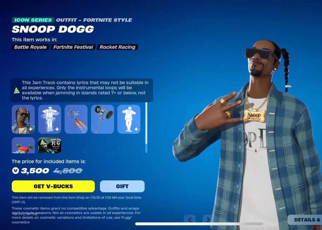 Snoop Dogg Fortnite