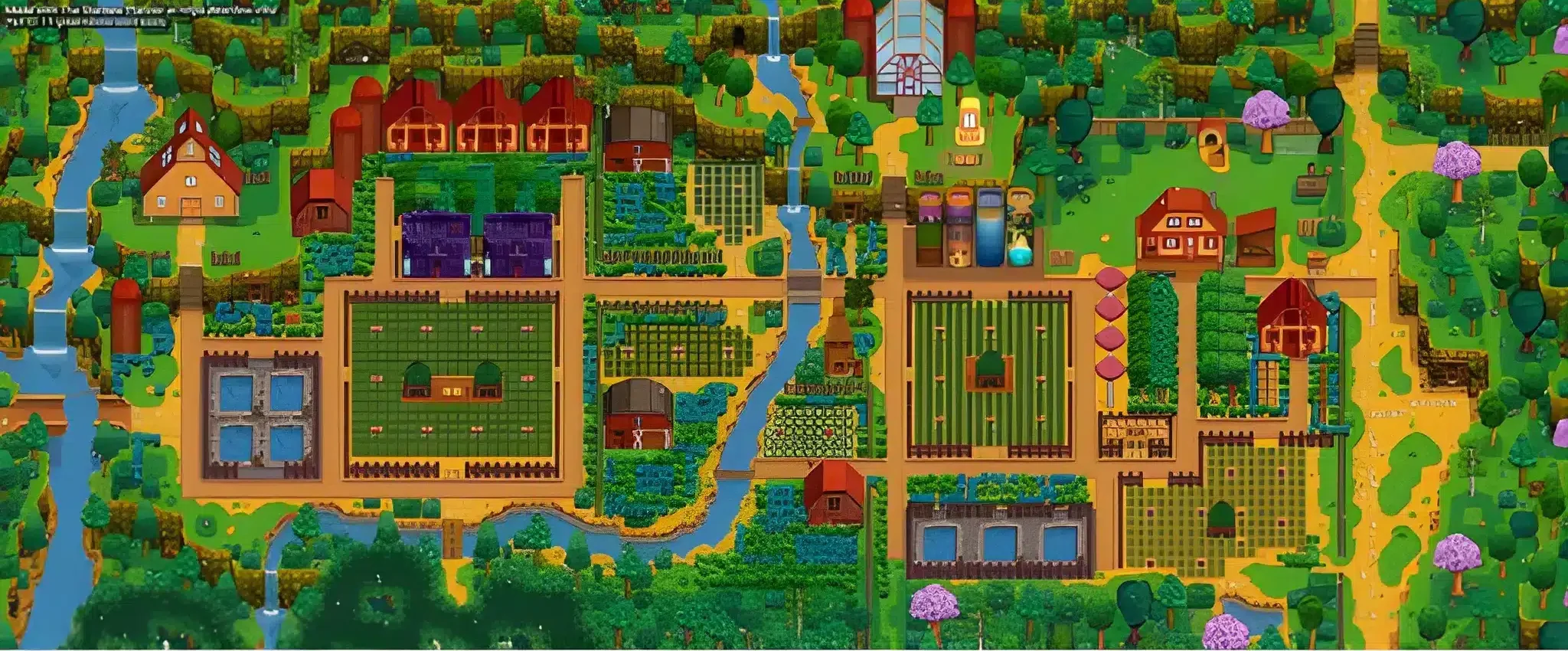 Stardew Valley Farm Layout