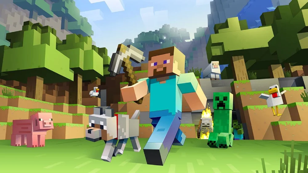 Visual evolution of Steve from Minecraft
