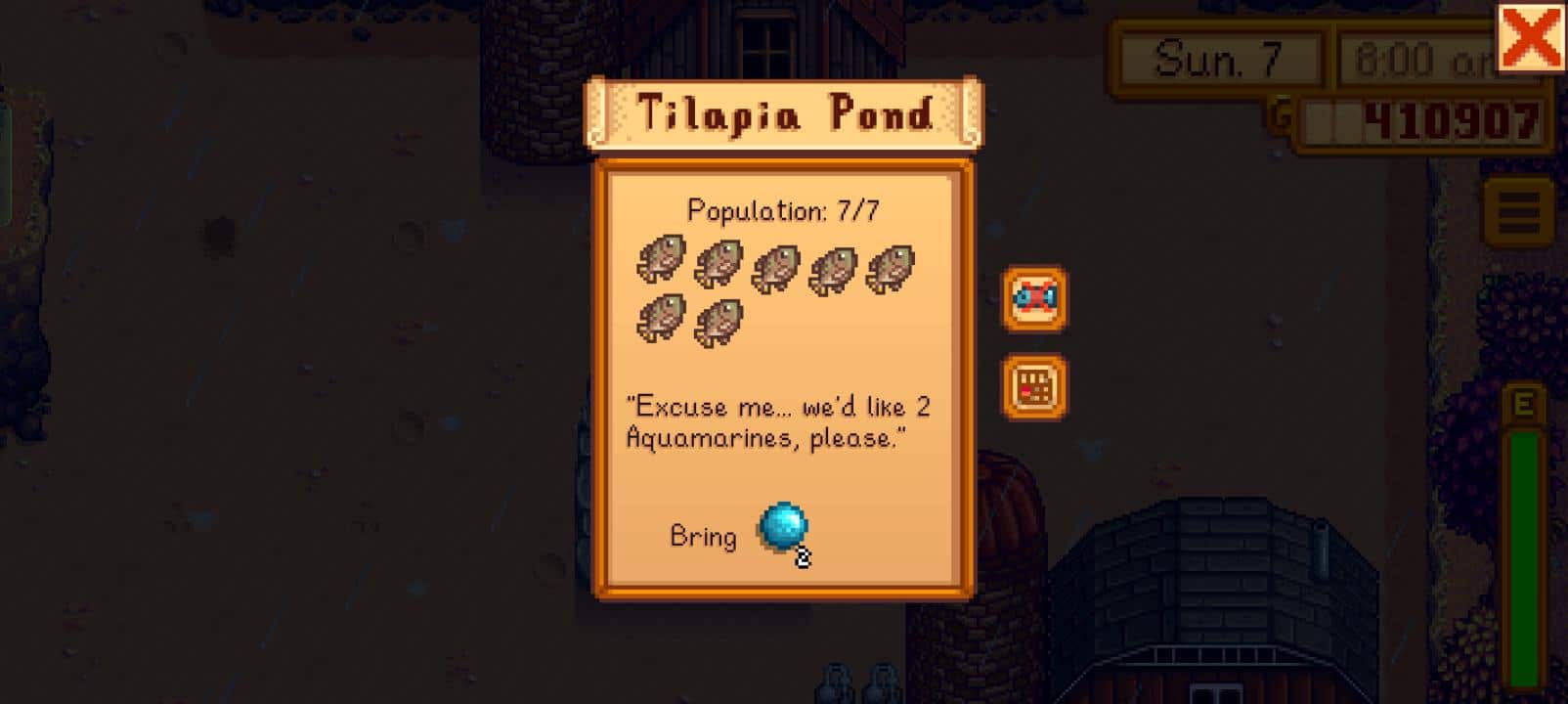 Tilapia Stardew Valley