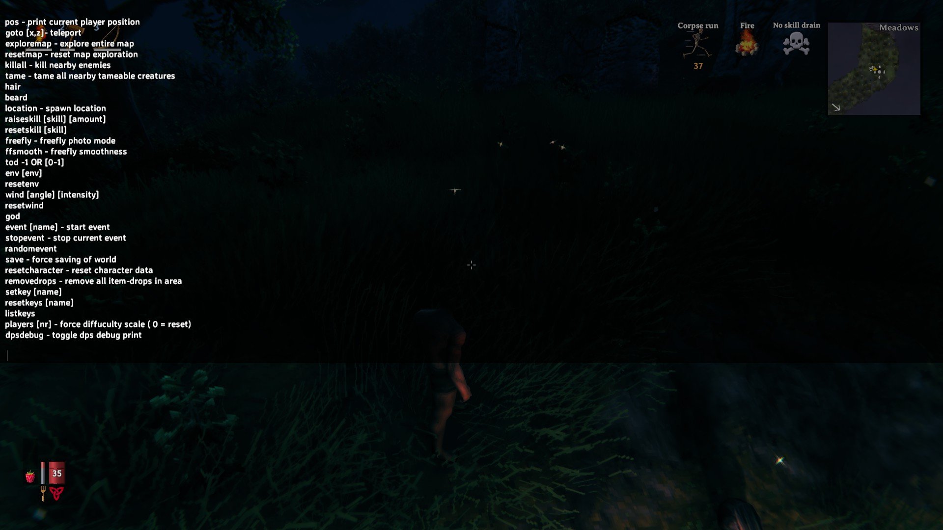 valheim commands