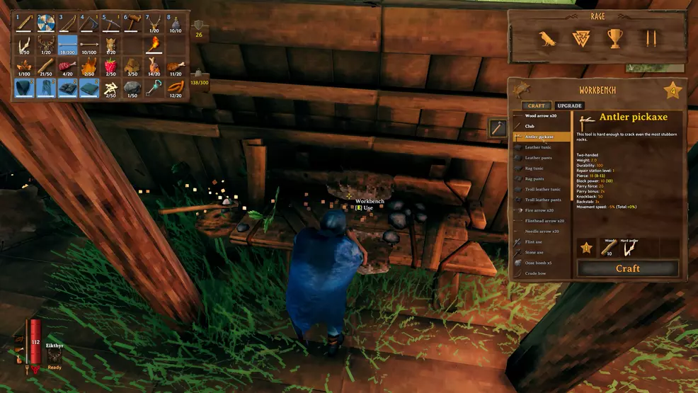 pickaxes valheim