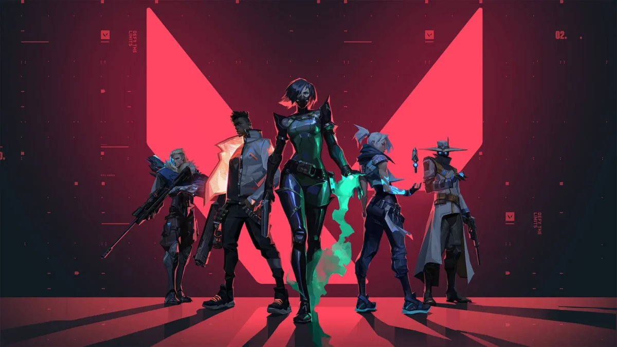 various Valorant characters to represent the content on how to play the game