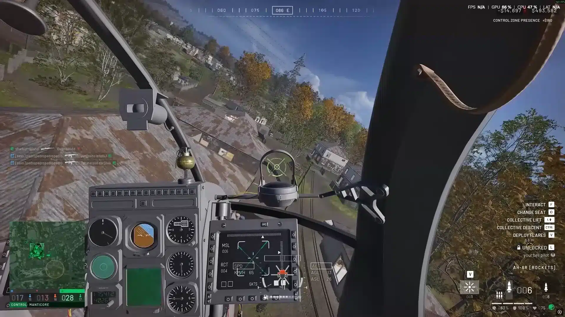Wardogs Helicopter Controls