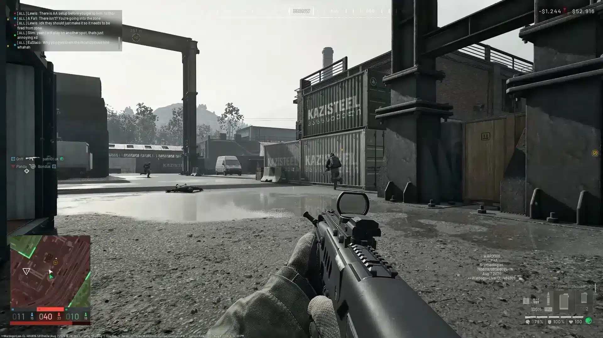 WARDOGS Packet Loss