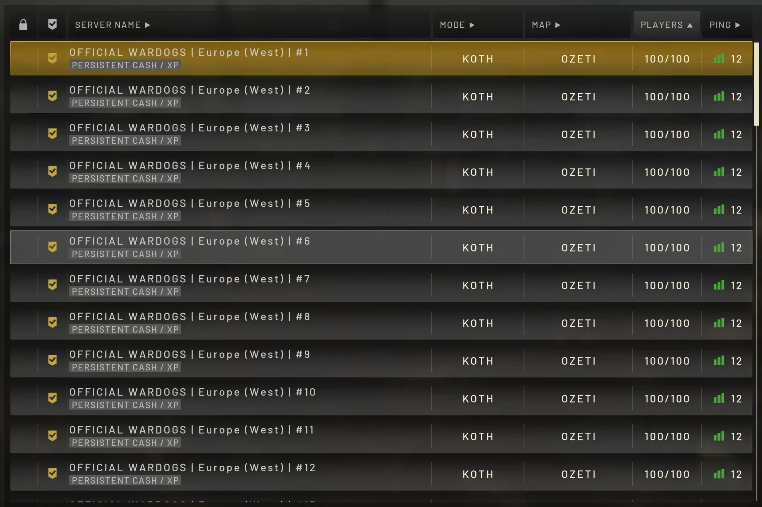 Current image: Wardogs Server List