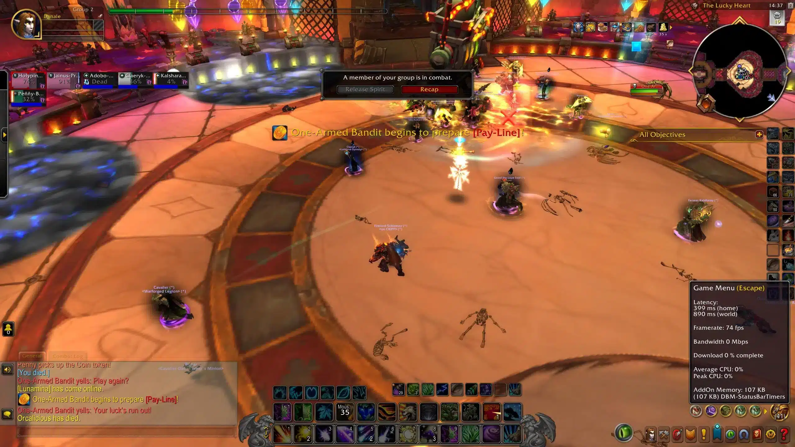 ping alto no World of Warcraft