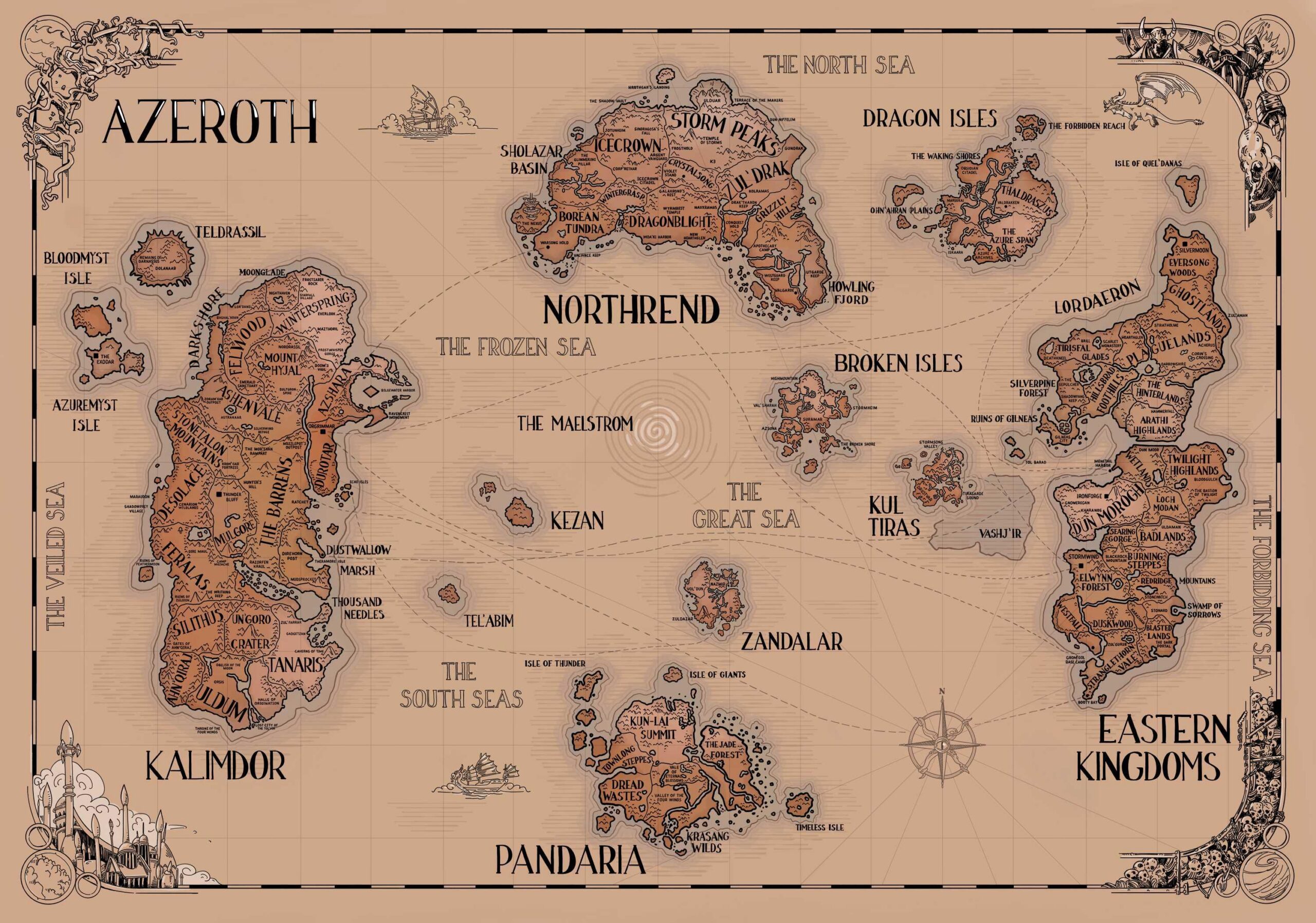 World of Warcraft Map