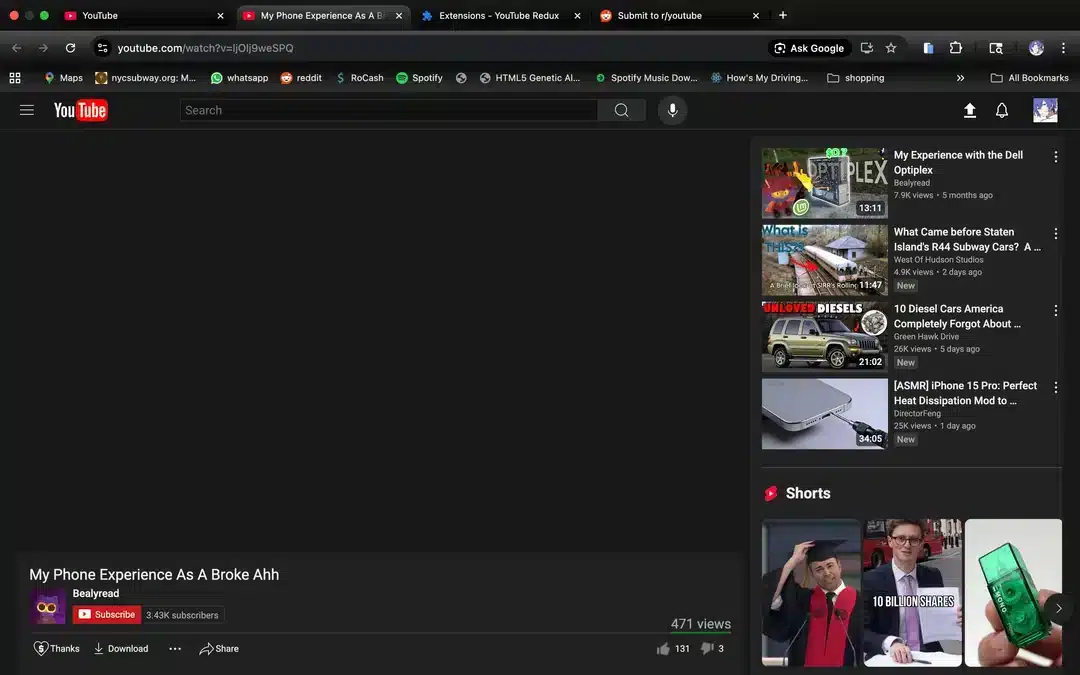 YouTube Lag